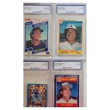 4 VTG Gary Carter MLB Cards All Graded BMG 10s
