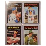 Lot Of 4 1971 Topps MLB Star Cards