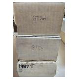 3 1987 MLB Sets one Topps 2 Donruss