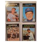 Lot Of 4 1971 Topps MLB Star Cards