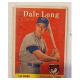 1958 Topps Dale Long #7 Card
