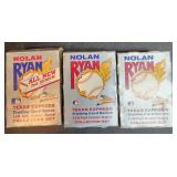 3 Complete VTG Nolan Ryan TX Express Sets
