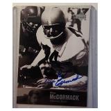 1997 UD Legends Auto Card Mike McCormack