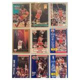 Lot Of 9 1990s Michael Jordan Cards
