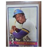Lot Of 3 1970s Hank Aaron Cards