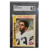 1978 Topps Tony Dorsett RC SGC 6