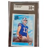 2018 Donruss Optic #154 Josh Allen RC SGC 10