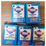 5 1989 Sealed Minor League Pro Cards Schilling & M