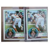 Two 1983 Topps Tony Gwynn Rookie Cards
