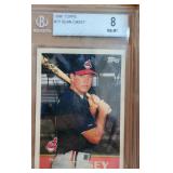 1996 Topps Sean Casey #25 BGS 8