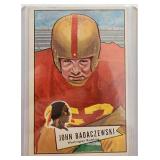 1952 Bowman John Badaczewski #112 Football Card