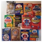 12 Sealed 80s/90s MLB New Wax Packs