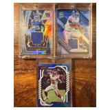 Saquon Barkley /99 lot of 3- Patch, Prizm, NYG