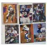 Lot Of 6 Emmitt Smith 1990s Insert Cards