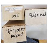 2 1986 & 89 MLB Mixed Boxes & 95 Bowman NFL Set