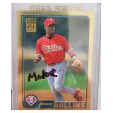 2001 Topps Jimmy Rollins Gold RC /2001 Phillies