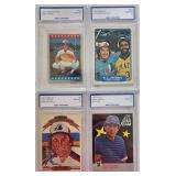 4 Gary Carter VTG MLB Cards All Graded BMG 10s
