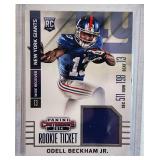 2014 Panini RC Game Worn Odell Beckham Rookie Tick