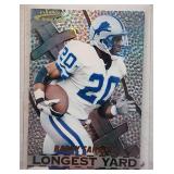 1996 Action Packed Barry Sanders Longest Yard Inse