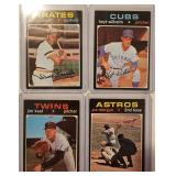 Lot of 4 1971 Topps MLB Star Cards