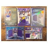 Minnesota Vikings RB Patch lot of 5- Cook & AP- #ï¿½