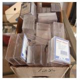 Large Box Full Of Plastic Card Cases