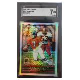 1996 Topps Chrome John Elway SGC 7 Refractor