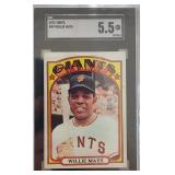 1972 Topps Willie Mays SGC 5.5