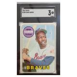 1969 Topps Hank Aaron #100 SGC 3