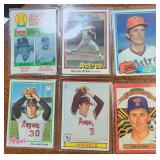 12 70s-80s Nolan Ryan Cards