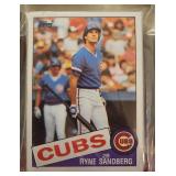Lot Of 9 1985 Chicago Cubs Team Sets
