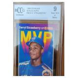 1989 Donruss Darrell Strawberry BGS 9 Bonus MVPs