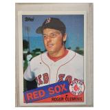 Lot of 6 1985 Topps Roger Clemons Rookie Cards
