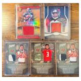 Tampa Bay Buccaneers Patch lot of 5- Prizm numbere