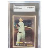 1957 Topps Mickey Mantle #95 SGC Authentic
