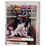 2003 Leaf Torii Hunter Press Proof Checklist /25