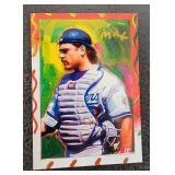 97 Topps Gallery Peter Max Mike Piazza Insert Card
