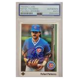 Signed 1989 Topps Rafael Palmeiro PSA Authentic