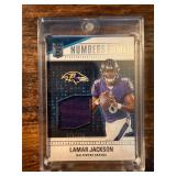 2024 Donruss Elite Lamar Jackson Numbers GUM /500