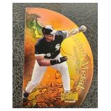 1999 Skybox Planet Metal Frank Thomas Die Cut Card
