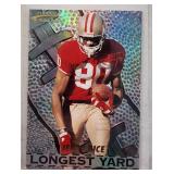 1996 Action Packed Jerry Rice Longest Yard Insert