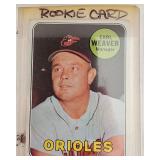 9 Topps Earl Weaver Cards RC & 4 2nd YR