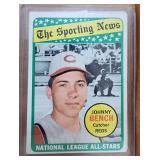 1969 Topps Johnny Bench All Star Card