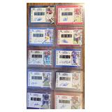 2019 Contenders DP College Ticket Auto lot of 10