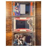NFL Star WR Patch RC #ï¿½d lot of 3- Nico,Rice,Tre