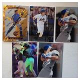 Lot Of 5 1990s Mike Piazza Insert Cards