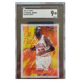 1996 Topps En Fuego Michael Jordan SGC 9 Bulls