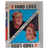 Lot Of 10 1971 Topps Game Cards NFL Bradshaw & Mor