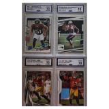Lot Of NFL Cards All Graded 10s Caleb Williams & M