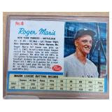 1962 Post Cereal Roger Maris Card #6 EX Clean Card